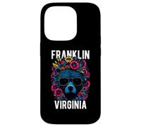 Franklin Virginia - Oso con diseño de flores Carcasa para iPhone 14 Pro
