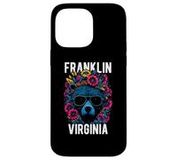 Franklin Virginia - Oso con diseño de flores Carcasa para iPhone 14 Pro Max