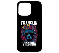 Franklin Virginia - Oso con diseño de flores Carcasa para iPhone 15 Pro Max