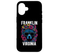 Franklin Virginia - Oso con diseño de flores Carcasa para iPhone 16