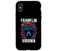 Franklin Virginia - Oso con diseño de flores Carcasa para iPhone X/XS