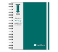 FranklinCovey - Agenda sin fecha | Semanal - Planificador encuadernado con alambre (7 x 8.5 x 1 pulgadas)