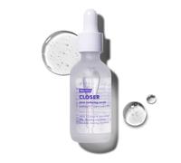 Frankly Closer Serum - 9 péptidos y colágeno vegano, minimizador de poros y antienvejecimiento, hidratante para la piel húmeda, verde EWG, antiadherente, probado en derms, 2.1 onzas líquidas