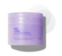 Frankly Closer Tonic Pads - Pack de 70 almohadillas de gelatina que minimizan los poros e hidratan para una piel suave, 9 péptidos, colágeno vegano y extracto de arroz, vegano,