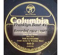 Franklyn Baur #1 Recorded 1924 - 1927 CD348A
