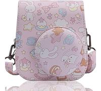 Frankmate Protective Case Compatible with Fujifilm Instax Mini 12 11 9 8 Instant Film Camera with Accessory Pocket and Adjustable Strap