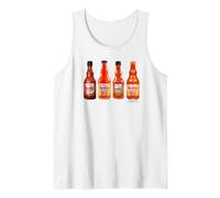 Frank's RedHot Bottles of Hot Sauce Funny Camiseta sin Mangas