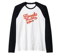 Frank's RedHot Sauce Logo with Bottle Funny Camiseta Manga Raglan