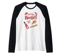 Frank's RedHot Sketched Foods Funny Camiseta Manga Raglan