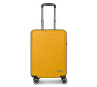 Franky Dallas 3.0 - Carro rígido con 4 ruedas, amarillo, Koffer S 55 cm, Maleta con ruedas dobles y cerradura TSA
