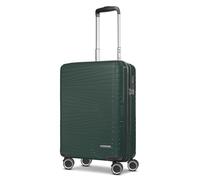 Franky Dallas 3.0 - Carro rígido con 4 ruedas, verde oliva, Koffer S 55 cm, Maleta con ruedas dobles y cerradura TSA