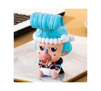 (Franky) Figura de anime de One Piece de 11 cm, chupete de bebé, Luffy Zoro, Sanji, Franky Brook, figurita