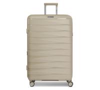 Franky London 4 ruedas Trolley L 74 cm Con asa expansible beige