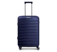 Franky London 4 ruedas Trolley M 65 cm Con asa expansible azul