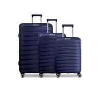 Franky London Parent, azul oscuro, Kofferset + (3-teilig), Equipaje duro