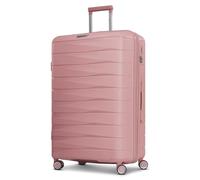 Franky London 4 ruedas Trolley L 74 cm Con asa expansible rosa