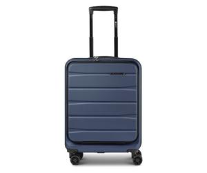 Franky Munich 4.0 4 ruedas Maleta de cabina 55 cm Compartimento para el portátil Con asa expansible azul