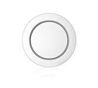 FranquiHOgar | Set de 6 bajoplatos de acero inoxidable plata | 32 Ø cm | Elegante y protege mantel | Modelo Avignon | Menaje de Mesa | Inox. 18/10