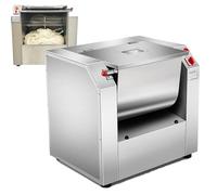 FRANREADER Batidora amasadora Profesional de Pedestal - Doble Control, Giro horario para amasar - antihorario para Sacar Masa - para panecillos, raviolis, Pasta 25kg