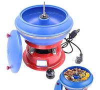 FRANREADER Pulidora De Vaso Vibratoria De 10 Pulgadas, MáQuina Pulidora De Mangas, Pulidora De Rocas, Fuerte Y Estable, para Pulir Y Pulir Superficies De Piezas De Trabajo, Accesorios De JoyeríA
