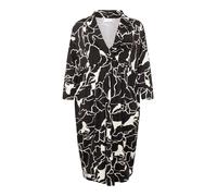 Fransa Curve Vestido 'Dot' negro / blanco, Talla 56