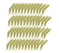 Fransande 50 unids/lote carpa gancho manga pelo aparejo línea alineador suave anti /línea alineadores Accesorios