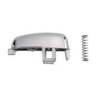 Fransande - Botón de Freno de Mano Pulsador Plata, Operación Manual, Montaje en Panel, 2 Vías, 1 Unidad