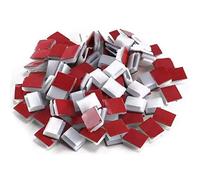 Fransande - Soportes y de montaje de tira de luz LED autoadhesivos, de tira de luz LED, soporte de tira de luz LED (100 paquetes), color blanco