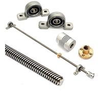 Fransande T8 8 8 Mm 500 Mm Varilla de tornillo sin fin con tuerca almohada montada sobre CNC Conjunto para impresora 3D