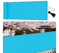 Fransto - Toldo para jardín, terraza, 60 x 660 cm, transpirable, anti UV, duradero, con ojales, para patio, balcón y terraza, protección UV