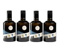 Frantoio Abbatiello Aceite de Oliva Virgen Extra Italiano Multivarietal Extraído en Frío Afrutado Medio Sabor Intenso 2 Botellas de 500 ml Uso de Cocina y Condimento