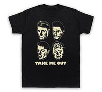 Franz Ferdinand Take Me Out Camiseta para Hombre, Negro, 4XL