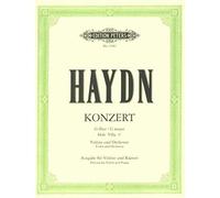 Franz Joseph Haydn: Violin Concerto No.2 In G (Edition Peters). Partituras para Violín, Acompañamiento de Piano