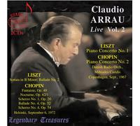 Franz Liszt Claudio Arrau: Live - Volume 2 (CD) Album (Importación USA)