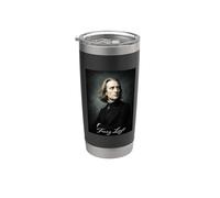 Franz Liszt Compositor Pianista Vaso térmico de acero inoxidable de doble pared