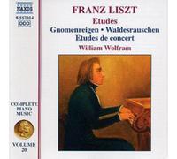 Franz Liszt Etudes, Gnomenreigen, Waldesrauschen (Wolfram (CD) (Importación USA)