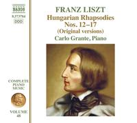 Franz Liszt Franz Liszt: Hungarian Rhapsodies Nos. 12-17 (CD) (Importación USA)