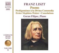 Franz Liszt Franz Liszt: Poems/Prolegomenes a La Divina C (CD) (Importación USA)
