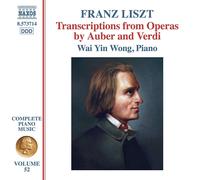 Franz Liszt Franz Liszt: Transcriptions from Operas By Au (CD) (Importación USA)