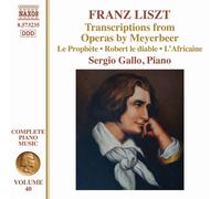Franz Liszt Franz Liszt: Transcriptions from Operas By Me (CD) (Importación USA)