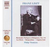 Franz Liszt Liszt Piano Music - Vol.3 (CD) Album (Importación USA)