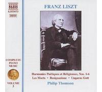 Franz Liszt Liszt Piano Music - Vol.3 (CD) Album (Importación USA)