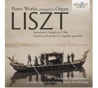 Franz Liszt Liszt Piano Works, Arranged for Organ (CD) Album (Importación USA)