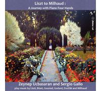 Franz Liszt Liszt to Milhaud: A Journey With Piano Four H (CD) (Importación USA)
