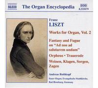 Franz Liszt Organ Works Vol. 2: Fantasy and Fugue (Rothko (CD) (Importación USA)