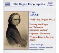 Franz Liszt Organ Works Vol. 2: Fantasy and Fugue (Rothko (CD) (Importación USA)