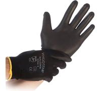 Franz Mensch Hygostar 33935"Black Ace" Work Gloves M Black