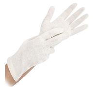 FRANZ MENSCH Hygostar NATURE 27259 - Guantes de algodón (talla M), color natural