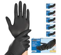 Nitrile Gloves "Dark" Hygostar M Black