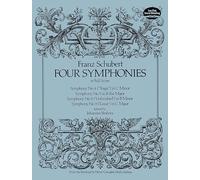 Franz schubert : 4 symphonies ( 4-5-8-9 ) - orchestre - recueil (Dover Orchestral Music Scores)